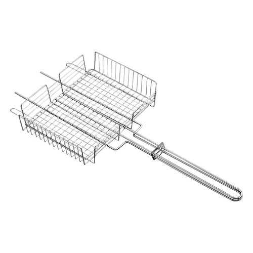 Grelha Multiuso Tramontina Churrasco em Aço Inox 70,2x31,5cm