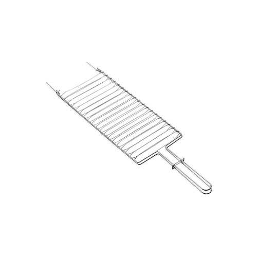 Grelha Dupla Inox 304 Tramontina - Abaulada 31x19cm