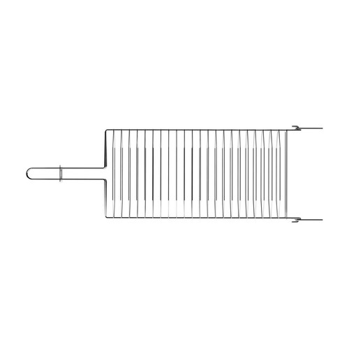 Grelha Dupla Inox 304 Tramontina - Abaulada 31x19cm