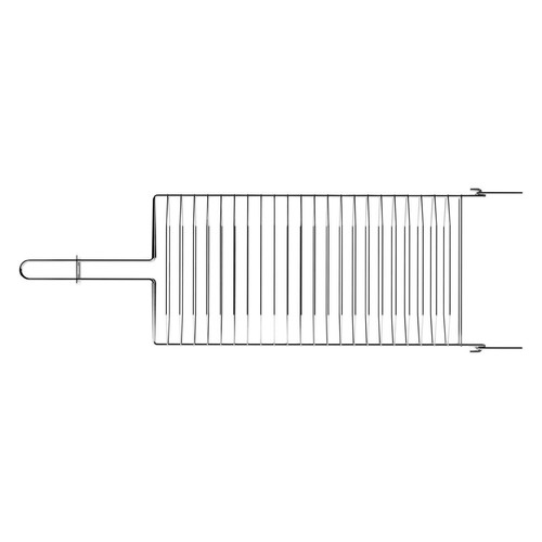 Grelha Dupla Inox 304 Tramontina - Abaulada 42x23cm