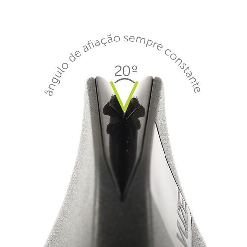 Afiador Amolador de Facas Yuze Preto