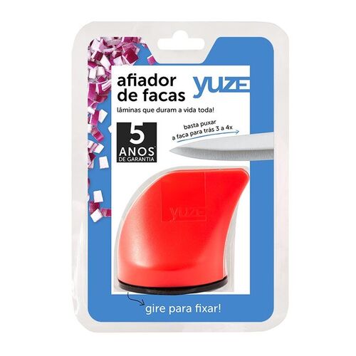 Afiador Amolador de Facas Yuze Vermelho