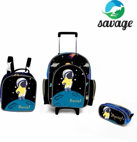 Kit Mochila Escolar Personalizado Escolha o tema