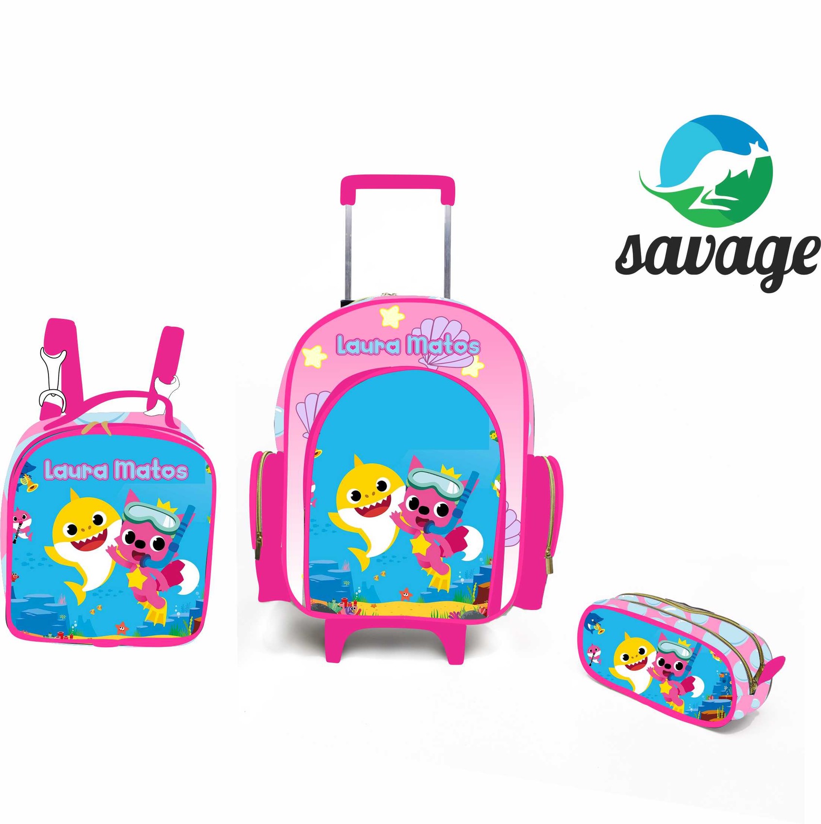 Kit Mochila Escolar Personalizado Escolha o tema