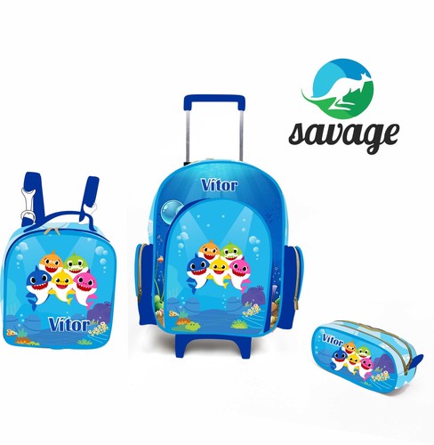 Kit Mochila Escolar Personalizado Escolha o tema