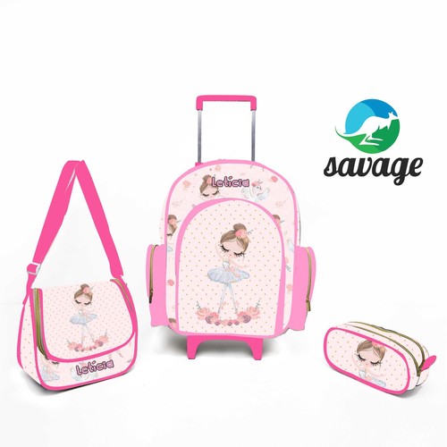 Kit Mochila Escolar Personalizado Escolha o tema