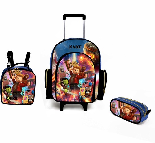 Kit Mochila Escolar Personalizado Escolha o tema