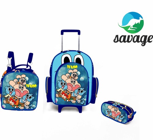 Kit Mochila Escolar Personalizado Escolha o tema