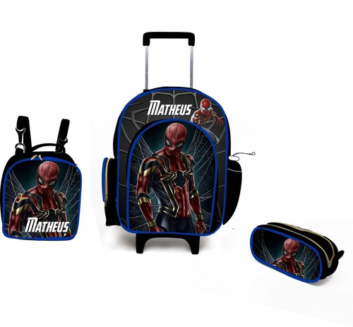 Kit Mochila Escolar Personalizado Escolha o tema