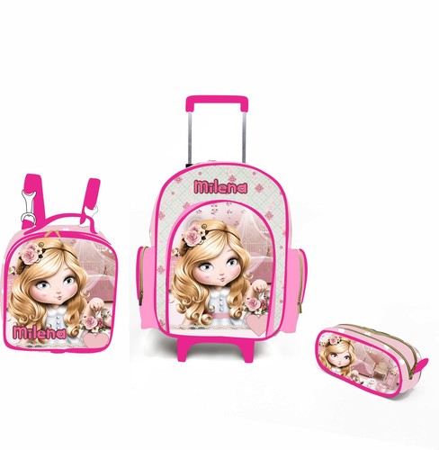 Kit Mochila Escolar Personalizado Escolha o tema