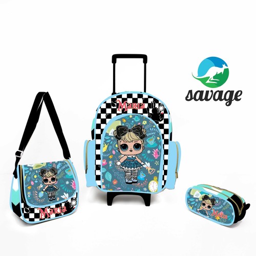 Kit Mochila Escolar Personalizado Escolha o tema