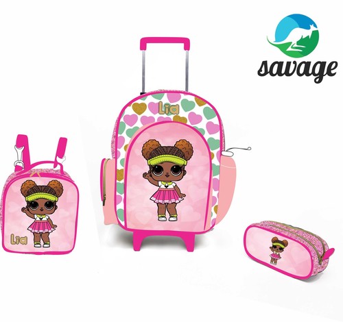 Kit Mochila Escolar Personalizado Escolha o tema