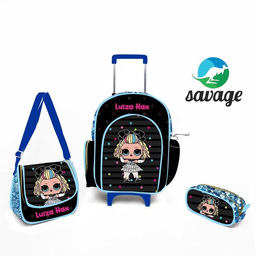 Kit Mochila Escolar Personalizado Escolha o tema