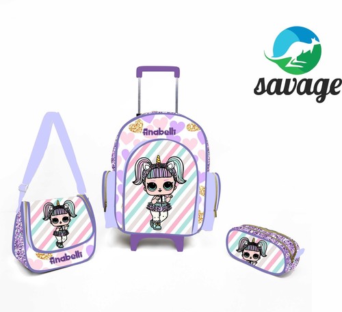 Kit Mochila Escolar Personalizado Escolha o tema
