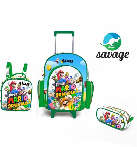 Kit Mochila Escolar Personalizado Escolha o tema