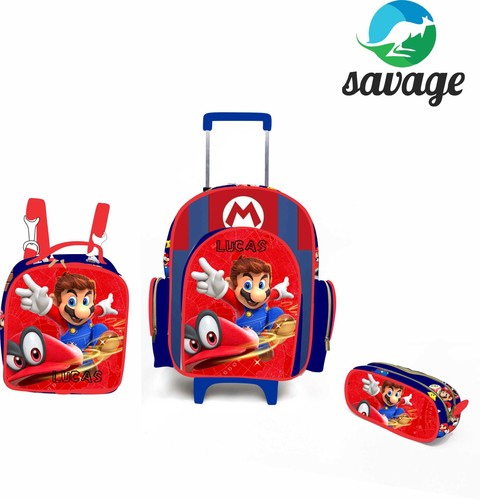 Kit Mochila Escolar Personalizado Escolha o tema