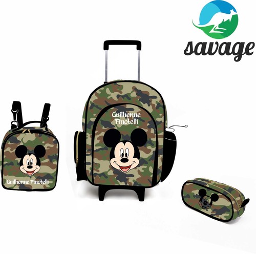 Kit Mochila Escolar Personalizado Escolha o tema