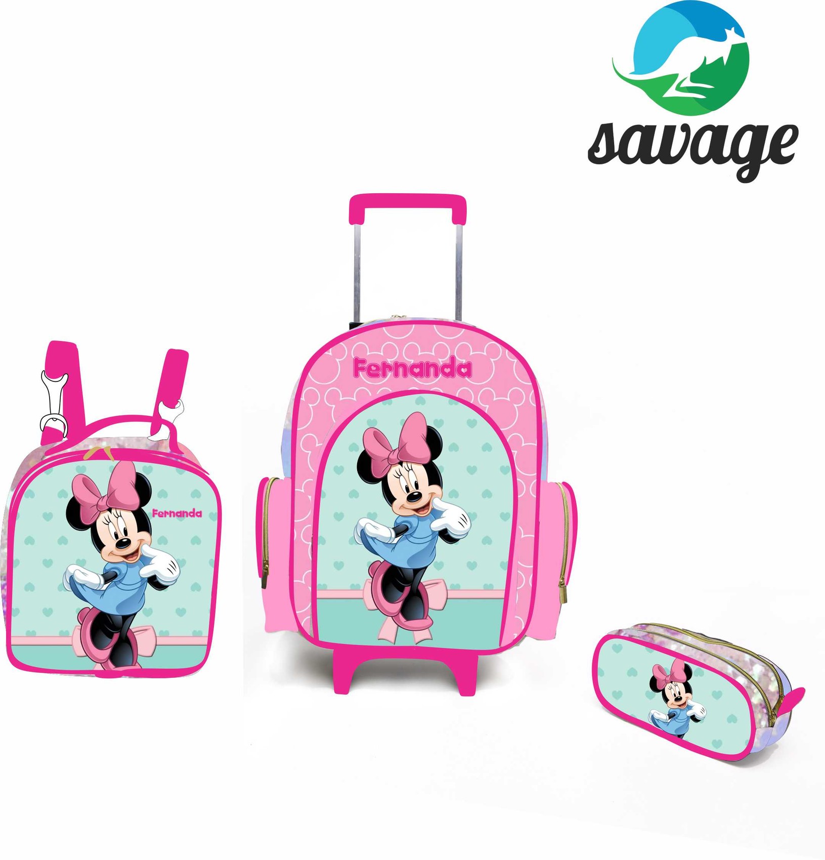 Kit Mochila Escolar Personalizado Escolha o tema