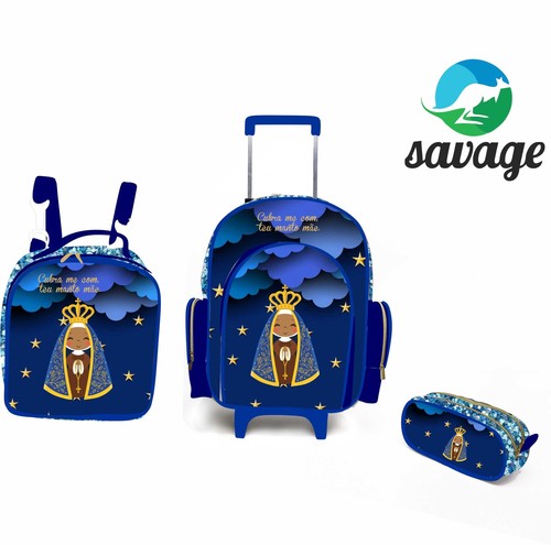 Kit Mochila Escolar Personalizado Escolha o tema