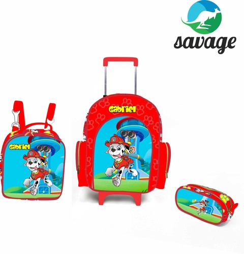 Kit Mochila Escolar Personalizado Escolha o tema