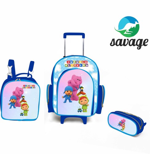 Kit Mochila Escolar Personalizado Escolha o tema