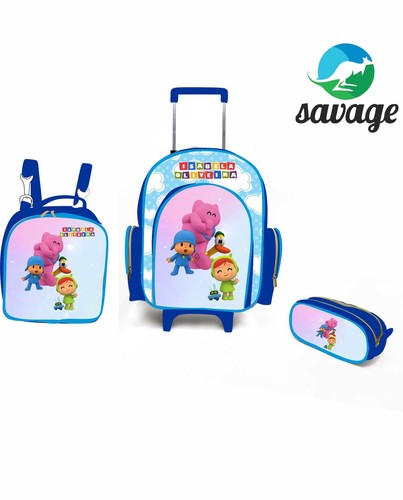 Kit Mochila Escolar Personalizado Escolha o tema