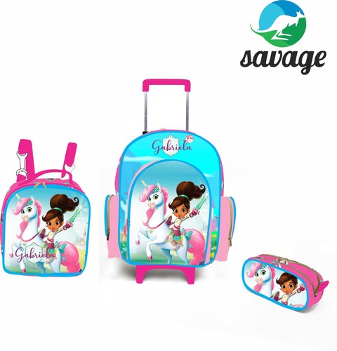 Kit Mochila Escolar Personalizado Escolha o tema
