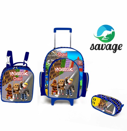 Kit Mochila Escolar Personalizado Escolha o tema