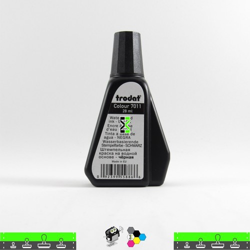 Tinta Trodat Preta de Alta Pigmentação
