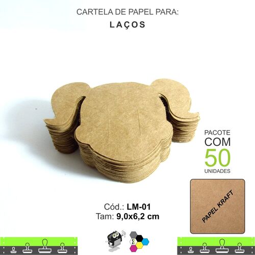Cartela para Laço - Cabeça de Menina - LM01