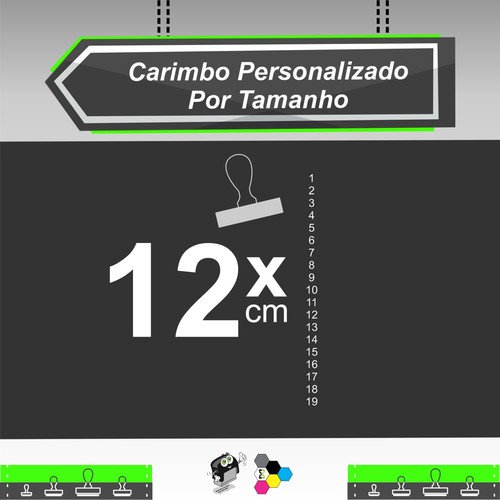 Carimbo Personalizado 12 cm