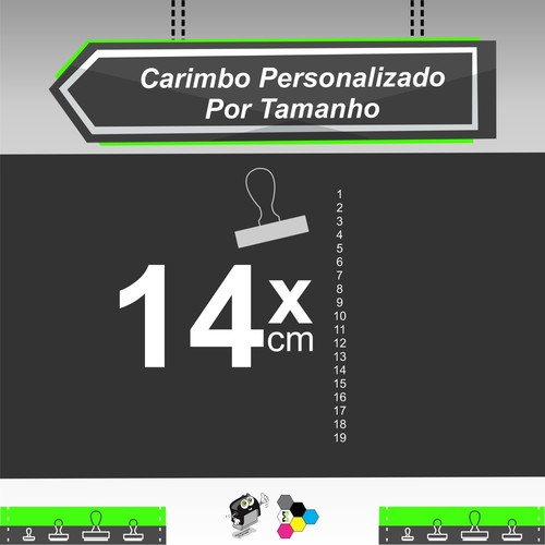 Carimbo Personalizado 14 cm