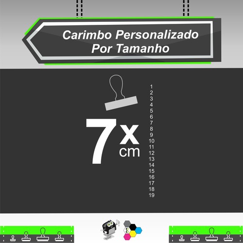 Carimbo Personalizado 7 cm