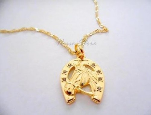 Colar Cavalo/Ferradura com Strass