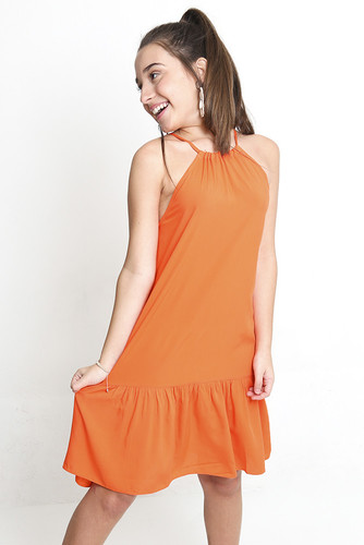 Vestido Gota Laranja