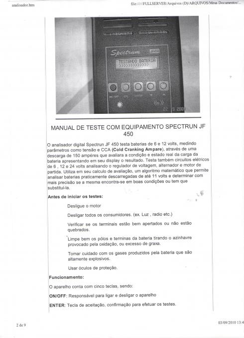 SPECTRUM JF460