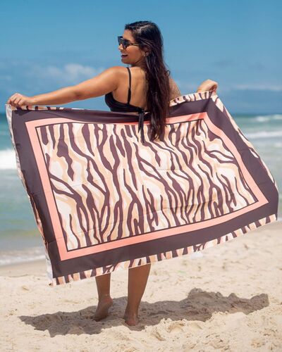 Canga Pareô Animal Print