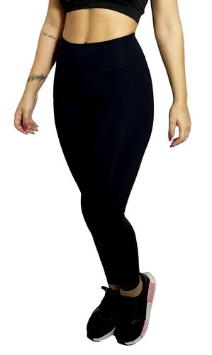 Calça Legging Poliamida Básica Preta