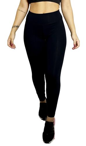 Calça Legging Poliamida Básica Preta