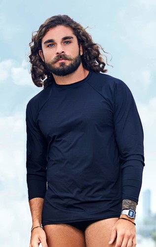 Camisa Proteção UV Masculina Preta