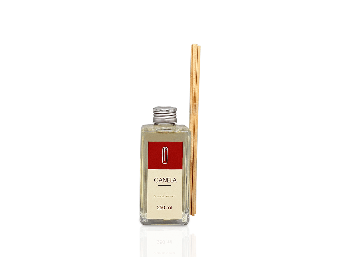 Difusor com Varetas Frasco de Vidro - 250 ml