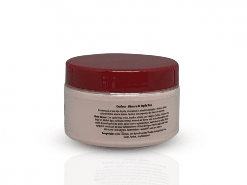 Máscara de Argila Rosa - Esfoliante Facial