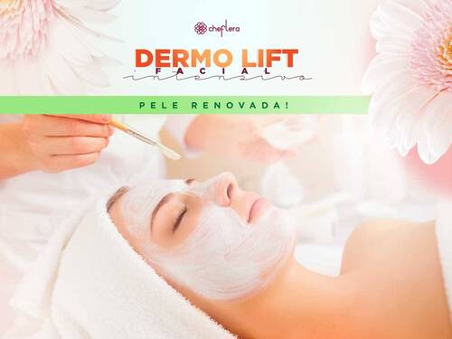 Dermo Lift - Combate flacidez, linhas de expressão, rugas e manchas.