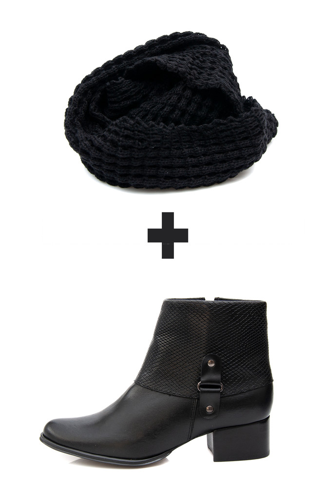 Bota + Golinha Preta