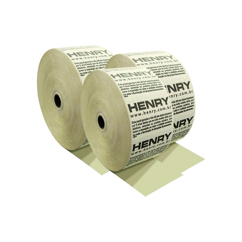 Bobina Térmica Henry para Relógio de Ponto 57mm x 300m caixa com 6 unidades