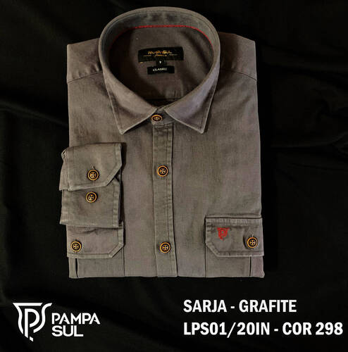Camisa Masculina Sarja