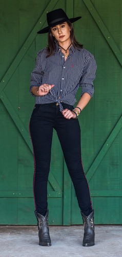 Calça Feminina Montaria Urbana - Cor Preta
