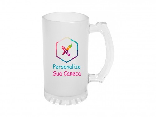 Caneca de Chopp Jateada Personalizada