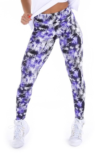 Calça Legging Fitness Estampa Digital Coqueiros