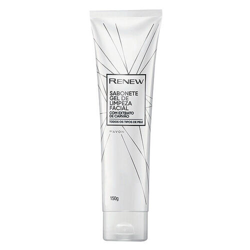 Avon Renew Sabonete Gel de Limpeza com Extrato de Carvão Ativado 150ml